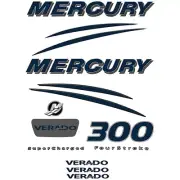 Fits Mercury Verado 300hp Decal Kit - Custom Design