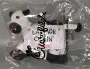 Chick-fil-A Plush Cow Doll Toy Eat Mor Chikin 4" Tall -NEW, SEALED