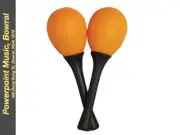Mano Percussion EM123 Egg Maracas - Orange 40G