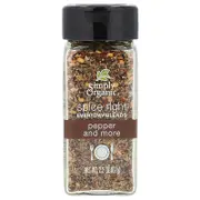 Simply Organic, Spice Right Everyday Blends, Pepper and More, 2.2 oz (62 g)