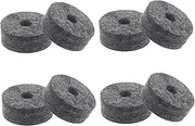 Vaguelly Drum Practice Kit 8pcs Cymbal Felt Pads Noise Reduction Drum Cymbal Felt Pads