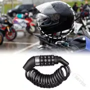 Bicycle Mini Password Lock Portable Helmet Lock Steel Wire Lock Mountain Bike