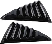 1Pair Car Rear Window Louver Shutter Trim Cover Compatible For Chrysler 300 2011-2022 Side Louver Air Vent Scoop Shade