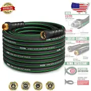 Non-Expandable 75ft Kink Resistant Water Hose with Rust-Proof Copper Fittings