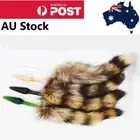 Fake Fur Fox Dog Tail Glass Beads Butt Anus Anal Plug For Man Woman Roll Play