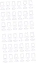 200Pcs Curtain Track Rollers Plastic Curtain Rail Wheels for Smooth Sliding for Home Office Studio Restaurant Use Easy to Install Curtain Accessories