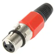 7Pc 3 Pin Xlr Female Plug Microphone Connector Adapter