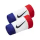 Nike 護腕 Swoosh Doublewide Wristbands 紅 藍 棉質 吸汗 運動 護具 N000158662-0OS