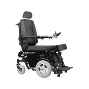 Full Standing Wheelchair Electric Mobility Aid With Back And Footrest Electrically Adjustable