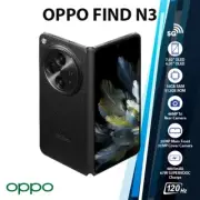 OPPO Find N3 5G 16GB+512GB Dual SIM Android Cell Phone – BLACK (Global)