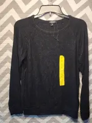 Buffalo David Bitton Women's Size S Pullover Sweater Black Long Sleeve Viscose