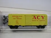 MICRO TRAINS # 20180~ AKRON, CANTON & YOUNGSTOWN 40' BOX CAR # 3326~ N SCALE
