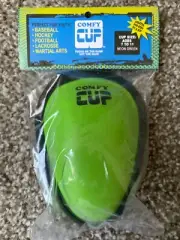Comfy Cup Boys Youth Soft Foam Beginners Protective Athletic Cup Ages 7-11 Green