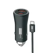 MARCOS TECH Super Fast Car Charger Combo - Type-C with USB-C Charging Cable