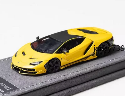 SJ 1:64 Scale Resin car model Lamborghini Centenario LP770-4 Yellow