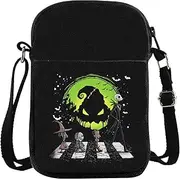 [KUIYAI] The Nightmare Movie Merchandise Crossbody Bag Oogie’s Boy Gift Stay Spooky Gift Jack Sally Devil Gift Lock Shock Barrel Gift
