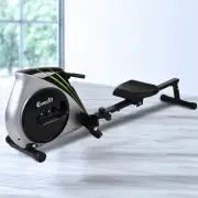 Everfit Rowing Fitness Machine Home Gym Workout Exercise Rower Comfy molded Seat