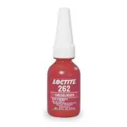 Threadlocker, LOCTITE 262, Red, High Strength, Liquid, 10 mL 231926