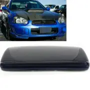 1x Black Carbon Fiber Hood Scoop Bonnet Vent Cover For Subaru Impreza WRX STi