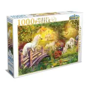 1000pc Tilbury Kids/Family Enchanted Garden Unicorns 69cm Jigsaw Puzzle Toy 8y+