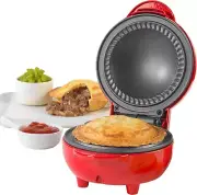New Pie Maker Deep Fill Pie Machine, Non Stick 12.5cm Plate, 3 Minute-Au