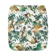 Lulu & Finn In The Jungle Print Reusable Cloth Nappy