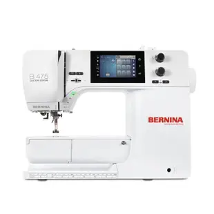 【BERNINA】觸控式高階電腦縫紉機 B475QE(彩色觸控螢幕/大輔助板/40種拼布花樣)