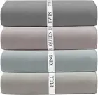 Bed Sheet Organizer Bands,Sheet and King 4PCs Pack, White/Grey