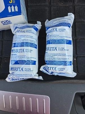 NEW Genuine Brita Water Filter Pitcher Replacement Filters 2 Count