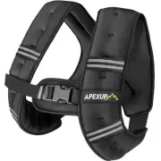 APEXUP Weighted Vest with Reflective Stripe 5-30lbs for Workout Running