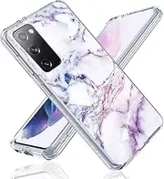Galaxy S20 FE 5G Case Compatible with Samsung Galaxy S20 FE 5G Case Ultra Thin Transparent Silicone TPU Protective Case Marble Pattern Mobile Phone Case Soft Shockproof Anti-Scratch Cover for Samsung