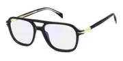 David Beckham DB 1182 Blue-Light Block 2M2/2Y Men's Glasses Black Size 54 - Private Health Rebate - Blue Light Block Available