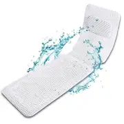Suction Cups PVC Foam Bath Mat Quick Drying Bath Pillow Shower