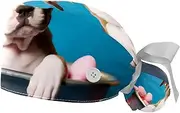 [YTYVAGT] 2-Pc,Gourd-Shaped Working Cap,Fisherman Hat with Buttons and Cotton Sweatband,a Puppy in Bath and Dog Pattern