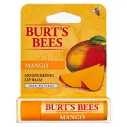 Burt's Bees Moisturizing Lip Balm, Mango 0.15 oz (Pack of 3)