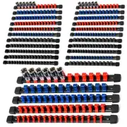 Socket Organizer Drive ABS Tools-Socket Holder, Premium Quality 27 Pieces Soc...