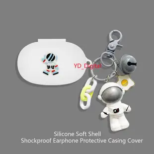 適用於Earfun Air pro 3耳機殼Free pro pro2 pro3保護套矽膠軟殼卡通歪脖鴨吊飾