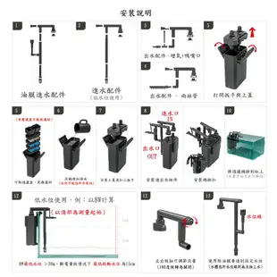 ISTA 掛式過濾桶 (700L/H) 圓筒 外掛過濾器 小方筒 魚缸過濾 外置過濾 烏龜缸適用