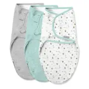 SwaddleMe by Ingenuity Easy Change Baby Swaddle, Size 0-3 Months, 7-14 Pounds,