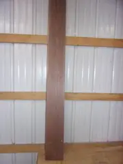 1 PC WALNUT LUMBER WOOD KILN DRIED BOARD 64 3/8"X 7"X 3/4" LOT 1450V FLAT CLEAR