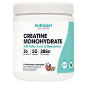 Creatine Monohydrate for Women Strawberry Lemonade 50 S