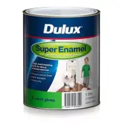 Dulux 1L Super Enamel Paint Semi Gloss Vivid White