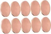 HAPINARY 10pcs Blank Challenge Coins for Engraving Smooth Blanks for DIY Crafts for Commemorative Birthday Celebrations and