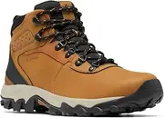 [Columbia] Men's Newton Ridge Plus II WP Wide Hiking Boots, Elk, Black (2025), US 12