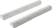 fond + found Bamboo Bed Bumper for Toddler Foam Toddler Bed Bumpers for Kids [2-Pack] 56" with Water-Resistant, Non-Slip and Washable Cooling Bamboo Cover fits Twin, Full, Queen, King Beds
