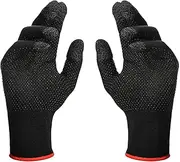 [Generic] Touch Gloves | Winter Warm Gloves for Men Women Touch Screen Gloves Warm Cold Weather Gloves Freezer Working Gloves with Non-Slip Silicone Gel Combination, Black Red, Se référer au descriptif