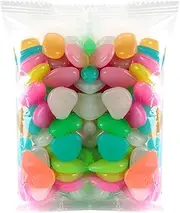 Diewu 100PCS Glowing Stones for Decorations Fish Tank Aquarium Luminous Stone Indoor Outdoor Zen Garden Stones Ro s Glow in e Dark Pebbles