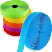 Zonon 6 Rolls Carpet Marker Strips, Floor Tape for Classroom, Nylon Carpet Markers for School Supplies Classroom Rug, Back to School Preschool Daycare Office(Vivid Color)