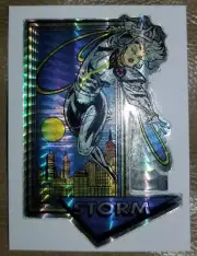 Storm #30 1992 Series 4 MARVEL MASTERPIECES VENDING MACHINE STICKER PRISM!