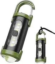 Keychain Flashlight | Portable Keychain Work Light,Bright Torch Compact Portable Clip Design for Walking Camping Hiking Purse Pocket Family Friends